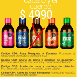 Aceite para el cabello y cuerpo